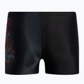 Bokserki pływackie dziecięce Speedo Placement Digital Aquashort black/red 2