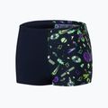 Bokserki pływackie dziecięce Speedo Allover Leg Aquashort navy/green 5