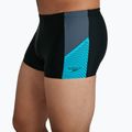 Bokserki pływackie męskie Speedo Dive Aquashort black/hypersonic blue/usa charcoal 5