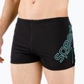 Bokserki pływackie męskie Speedo Boom Logo Placement Aquashort black/blue