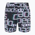 Szorty kąpielowe dziecięce Speedo Printed 13" logo black / white / diva