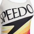 Strój pływacki jednoczęściowy damski Speedo Retro Placement Medalist white/black 8