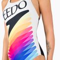 Strój pływacki jednoczęściowy damski Speedo Retro Placement Medalist white/black 4