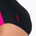 Strój pływacki jednoczęściowy damski Speedo Boom Logo Splice Muscleback black/pink 9