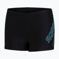 Bokserki pływackie dziecięce Speedo Boom Logo Placement Aquashort black/light adriatic 5