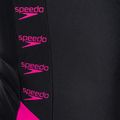Strój pływacki jednoczęściowy dziecięcy Speedo Boom Logo Splice Muscleback black/pink 3