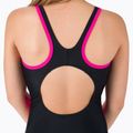 Strój pływacki jednoczęściowy dziecięcy Speedo Boom Logo Splice Muscleback black/pink 8