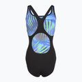 Strój pływacki jednoczęściowy damski Speedo Printed Medalist black/blue 2