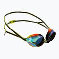 Okulary do pływania dziecięce Speedo Vengeance Mirror black/atomic lime/salso/orange gold