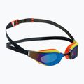 Okulary do pływania dziecięce Speedo Fastskin Hyper Elite Mirror black/salso/atomic lime/sapphire