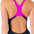 Strój pływacki jednoczęściowy damski Speedo Placement Laneback black/pink 9