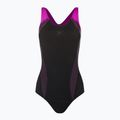 Strój pływacki jednoczęściowy damski Speedo Placement Laneback black/pink