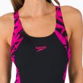 Strój pływacki jednoczęściowy damski Speedo Hyperboom Splice Muscleback black/pink/ecstatic 9