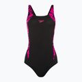 Strój pływacki jednoczęściowy damski Speedo Hyperboom Splice Muscleback black/pink/ecstatic