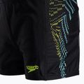 Bokserki pływackie dziecięce Speedo Plastisol Placement Aquashort black/atomic lime/tile 3
