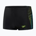 Bokserki pływackie dziecięce Speedo Plastisol Placement Aquashort black/atomic lime/tile 6