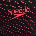 Strój pływacki jednoczęściowy dziecięcy Speedo Medley Logo Medalist black/siren red 3