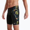 Jammery pływackie męskie Speedo Allover Digital V-Cut Jammer blk/atomlime/salso/lt adriatic 2