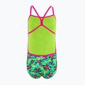 Strój pływacki jednoczęściowy damski Speedo Allover Vback atomic lime / electric pink / fake green 2