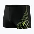 Bokserki pływackie męskie Speedo Medley Logo Aquashort medley black/atomic lime 4