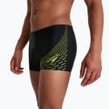 Bokserki pływackie męskie Speedo Medley Logo Aquashort medley black/atomic lime 5