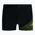 Bokserki pływackie męskie Speedo Medley Logo Aquashort medley black/atomic lime