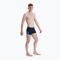 Bokserki pływackie męskie Speedo Boom Logo Splice Aquashort true navy/bondi blue 4
