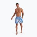 Szorty kąpielowe męskie Speedo Print Leisure 16" blue flame/white 2