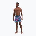 Szorty kąpielowe męskie Speedo Print Leisure 16" dark petrol/spearmint/fluopink 3