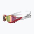 Okulary do pływania Speedo Fastskin Pure Focus Mirror white/phoenix red/usa charcoal 7
