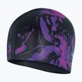 Czepek pływacki Speedo Long Hair Printed black/diva/royal purple 4