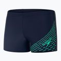 Bokserki pływackie męskie Speedo Medley Logo true navy/fake green 4