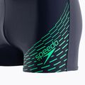 Bokserki pływackie męskie Speedo Medley Logo Aquashort true navy/fake green 3
