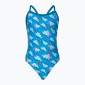 Strój pływacki jednoczęściowy dziecięcy Speedo Flipper Phone Allover V-Back pool/light adriatic