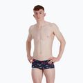 Bokserki pływackie męskie Speedo Kaleidoscope V 17 cm Club Training Allover Brief black/blue flame 5