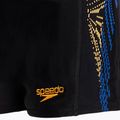 Bokserki pływackie dziecięce Speedo Plastisol Placement Aquashort black/papaya punch/blue flame 3