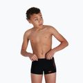 Bokserki pływackie dziecięce Speedo Plastisol Placement Aquashort black/papaya punch/blue flame 5
