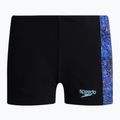 Bokserki pływackie dziecięce Speedo Digi Allover Panel Aquashort black/true navy