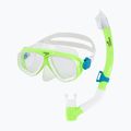 Zestaw do snorkelingu dziecięcy Speedo Adventure green gecko/clear