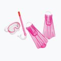 Zestaw do snorkelingu dziecięcy Speedo Aqua Quest Set pink frost