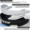 Ochraniacz na szczękę dla dzieci RDX Mouth Junior black/white 2