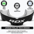 Ochraniacz szczęki RDX Mouth black/white 3