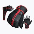Rękawice grapplingowe RDX Grappling F6 matte red 7