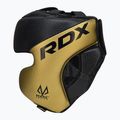 Kask bokserski RDX L1 Mark Pro Cheek Boxing Training Head Guard golden 2