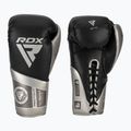 Rękawice bokserskie RDX K1 Mark Pro Fight Boxing silver