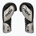 Rękawice bokserskie RDX K1 Mark Pro Fight Boxing silver 4