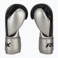 Rękawice bokserskie RDX L2 Mark Pro Sparring Boxing Hook & Loop silver 4