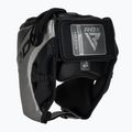 Kask bokserski RDX L1 Mark Pro Cheek Boxing Training Head Guard silver 3
