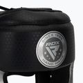Kask bokserski RDX L1 Mark Pro Cheek Boxing Training Head Guard silver 4