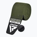 Opaski na kolana RDX Compression Elasticated Knee Wrap army green 2